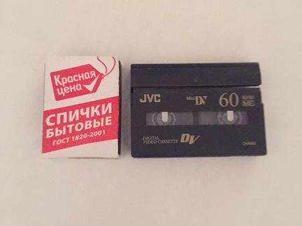 Mini DV JVC 60 min (1 шт)