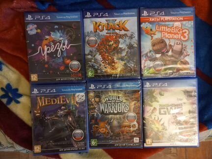 Детские игры ps4 новые в пленке