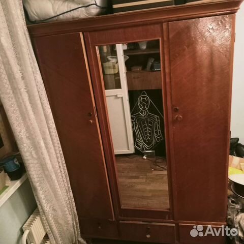 Платяной шкаф с зеркалом купить в Москве | Товары для дома и дачи | Авито