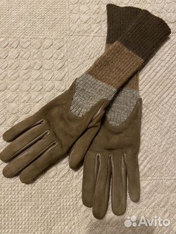 Перчатки женские кожаные 7 5