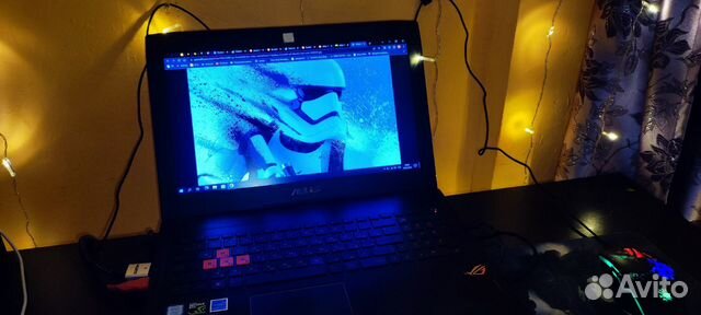 Игрвой ноутбук б/у asus rog gl502 vs