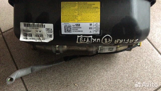 Подушка безопасности пассажира Опель Зафира С