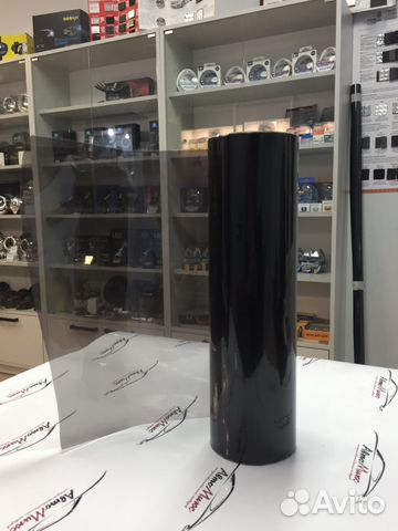 Тонировка для фар светло чёрная