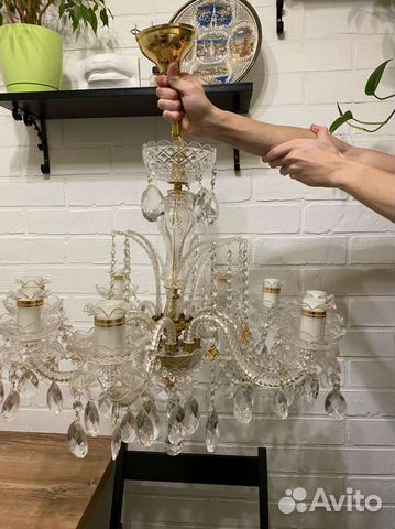 Люстра хрустальная богемия чехия