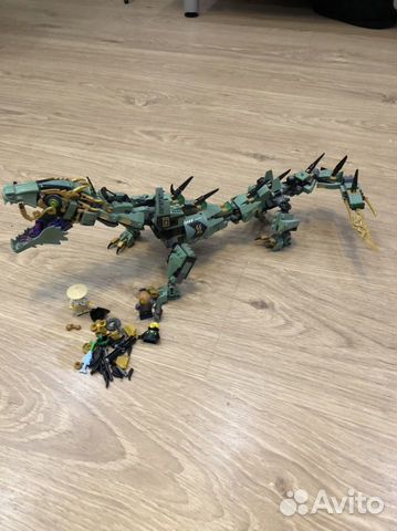 Лего механический дракон Оригинал.Зеленого ninja