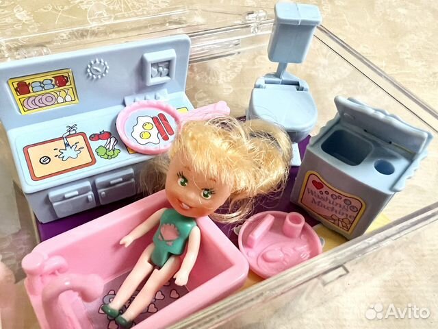 Мини набор мебели с куклой 90-е Candy’s sweet home