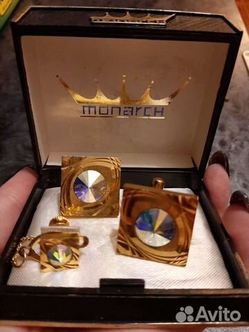 Запонки Monarch СССР 80й винтаж