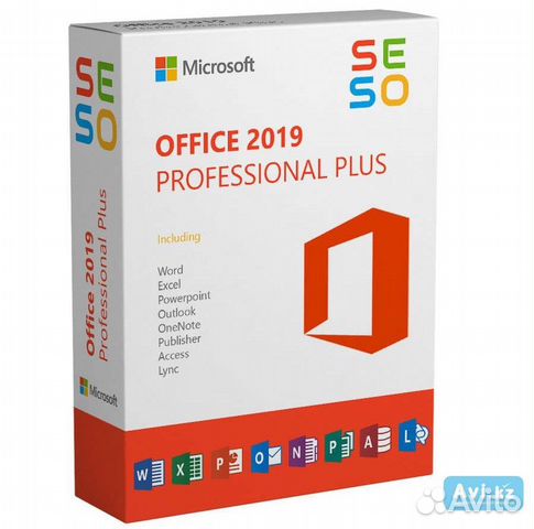 Microsoft Office 2019 Pro Plus, лицензионный ключ