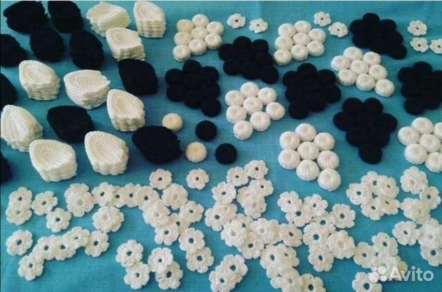 Цветы крючком для ирландского кружева и не только