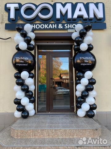 Оформление шарами по всему краю