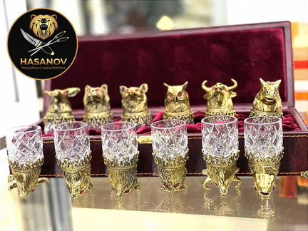 Подарочный набор для мужчин рюмки перевёртыши