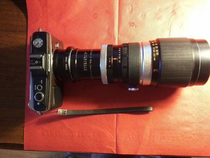 Tele-Lentar 200mm 3.5 + 3x converter M42 MFT NEX