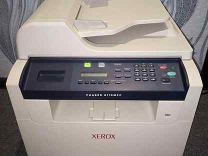 Принтер цветной лазерный xerox 6110 MFP