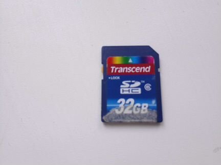 Карта памяти sdhc transcend 32 gb