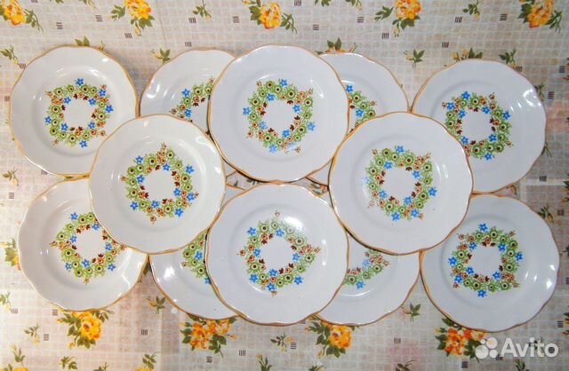 Тарелки Рижский ффз конец 80-х СССР