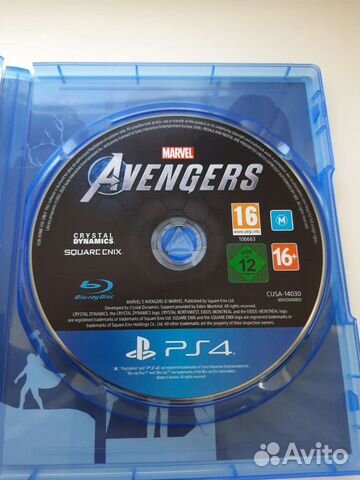 Игра PS4 Marvel Avengers