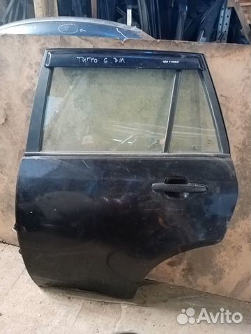 Дверь задняя левая на Чери Тигго 2008 год