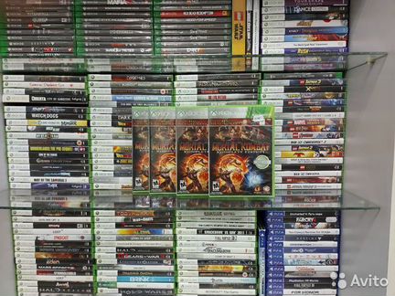 Xbox 360 - игры 450 дисков - обмен - MortaL KombaT