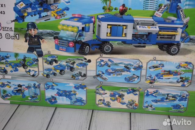 Lego полицейский камаз