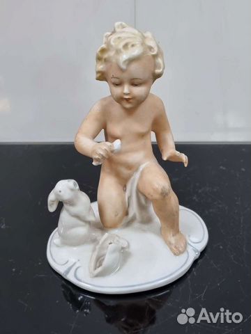 Статуэтка Путти, Старая Германия. Дефекты