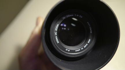 Sigma UC zoom pentax 70-210 4-5,6 AF и бленда