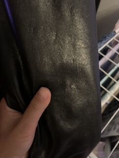 Тренч мужской кожаный