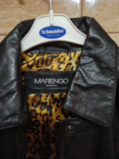 Кожаная куртка-пиджак