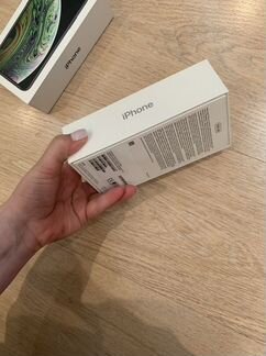 Коробка от iPhone xs white 256 gb