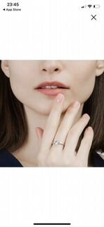 Серебряное кольцо 18 размер женское