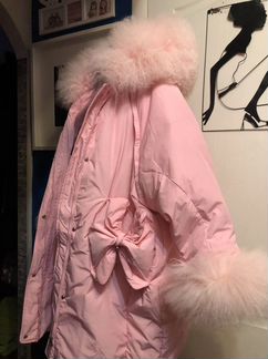 Куртка пуховик Moncler с ламой 56/62