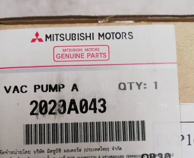 Насос вакуумный Mitsubishi Pajero Sport 2020A043
