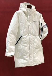 Парка off white зимняя