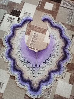 Шаль ручной работы