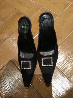 Туфли замшевые