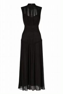 Вечернее платье из шелка