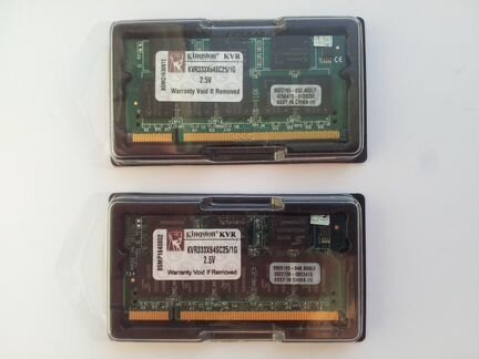 1GB SO-dimm DDR PC-2700(333MHz) Kingston б. у