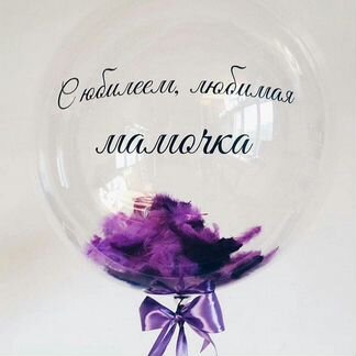 Воздушные шары с гелием для мамы / любимой маме