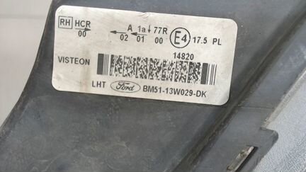 Фара (передняя) правая Ford Focus 3, 2012