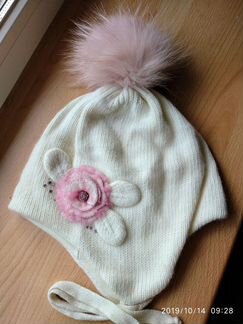 Шапка Dan&Dani, р.50-52,варежки, шарф, рейтузы