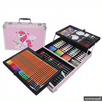Набор для рисования в металлическом чемоданчике