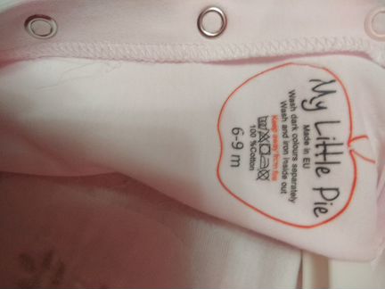 Костюмчик для девочки 6-9 мес