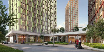 1-к апартаменты, 46 м², 13/21 эт.