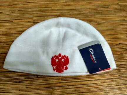 Новая спортивная флисовая шапочка 54-56