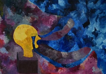 Картина «Сны о космосе» (масло, холст) 50*70