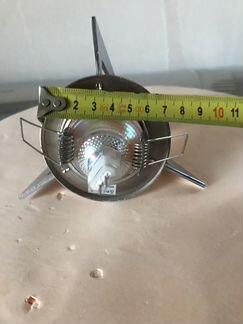 Светильники потолочные встраиваемые, 12шт