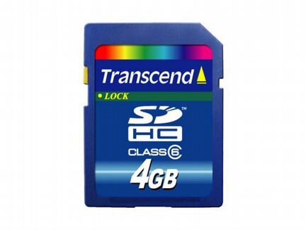 Карта памяти 4Gb Transcend sdhc