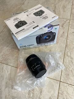 Canon EOS 1300D 18-55 kit+зарядка+флешка 16гб