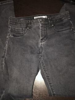 Черные skinny джинсы bershka