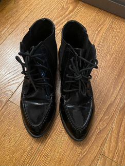 Ботинки лаковые, корейский бренд