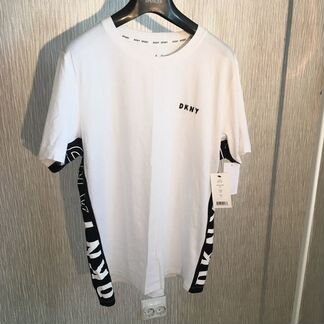 Новая футболка белая dkny